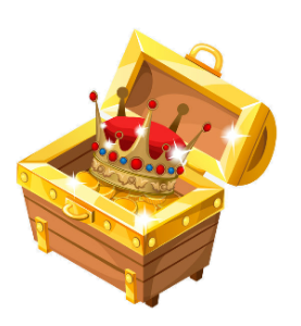 a crown in a chest